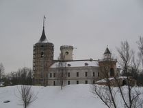 Вид на замок Бип из Павловска