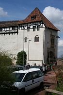 Антенны на фоне замка Вартбург