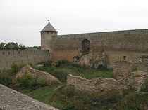Внутри ивангородской крепости